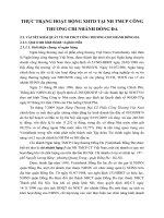 THỰC TRẠNG HOẠT ĐỘNG XHTD TẠI NH TMCP CÔNG THƯƠNG CHI NHÁNH ĐỐNG ĐA