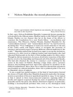 Nelson Mandela - the moral phenomenon