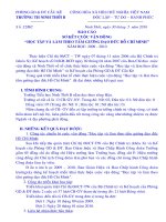 bao cao so ket cuoc van dong