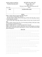 ĐỀ KT HKI - GDCD 9