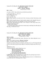 Bài soạn Đề khảo sát HSG lớp 4