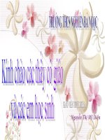 Gián án Tiết 22 trường hợp bằng nhau của 2 tam giác c-c-c