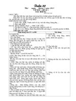 Tài liệu GIÁO AN TUẦN 22 LOP 4 CKTKN- ĐEP