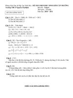 Bài soạn Đề thi HSG Toán 6 10-11