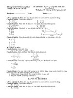 De KT HKI toan 8.2010-2011.Van