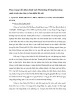 Thực trạng triển khai chính sách Marketing để tăng khả năng cạnh tranh của công ty bảo hiểm Hà nội