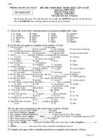 De thi HSG Luc Ngan (2009-2010)