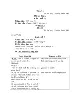 Gián án Giáo án lớp 1- 2 buổi tuần 6 (Fon VINI)