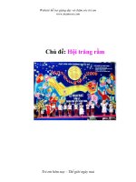 Chủ đề: Hội trăng rằm