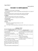 Tài liệu sinh 8 T38-45 KNS mới soạn