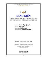 sang kien 2010-2011 môn Tiếng Anh