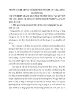 NHỮNG VẤN ĐỀ CHUNG VỀ HẠCH TOÁN NGUYÊN VẬT LIỆU, CÔNG CỤ, DỤNG CỤ.