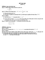 De thi HK1 - Toan 11 - 2009