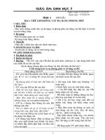 Tài liệu giao anh sinh 7