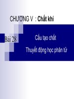 bai 28 Cấu tạo chất
