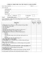 Bài soạn Phiếu điều tra thu nhập của hộ gia đình năm 2010