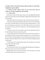 TỔ CHỨC CÔNG TÁC KẾ TOÁN QUẢN TRỊ TẠI CÔNG TY LÂM CÔNG NGHIỆP BẮC QUẢNG BÌNH