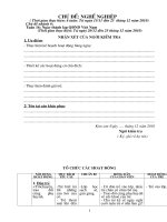 giao an chu de nghe nghiep