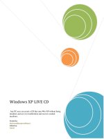 Building A Windows Live CD