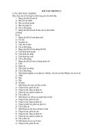 Trắc nghiệm kế toán - phần 2