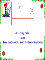 Toán 1: Bảng cộng và bảng trừ trong phạm vi 10