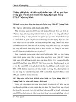 Những giải pháp và kiến nghị nhằm hạn chế nợ quá hạn trong quá trình kinh doanh tín dụng tại Ngân hàng ĐT&PT Quảng Ninh