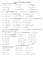 Bài soạn bài tap tich phan