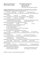 Bài giảng DE THI HK2 MON VẬT LI 9