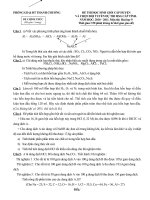 Gián án Đề thi HSG vòng 2 Hóa 9 (10-11)