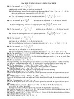 Bài soạn KSHS Tuong giao va diem dac biet