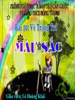 Tài liệu BAI 10 - MAU SAC