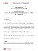 Bài giảng Bài tập cá nhân mẫu môn KTQT tiếng Anh