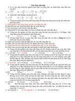 Bài giảng Trắc nghiệm Giao thao ánh sáng