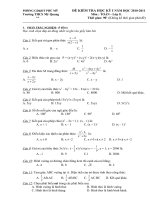 ĐỀ THI KH I TOÁN 8 - HDẪN CHẤM (10-11)
