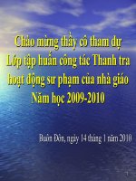 Bài soạn Thanh tra hoạt động sư phạm của Nhà giáo theo TT43