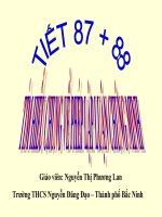 Bài soạn Tiết 87+ 88 Tìm hiểu chung về phép lập luận chứng minh