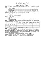 Tài liệu KT GDCD 8 kì 2