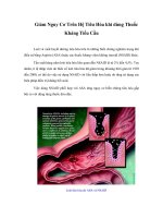 Giảm Nguy Cơ Trên Hệ Tiêu Hóa khi dùng Thuốc Kháng Tiểu Cầu