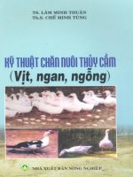 Kỹ thuật chăn nuôi thủy cầm (Vịt, Ngan, Ngỗng)