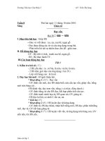 Bài giảng GA lớp 1 tuần 8 - Song