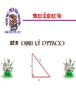 Gián án T37: Định lí Py-ta-go