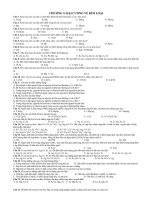 CHƯƠNG 5 ĐẠI CƯƠNG VỀ KL