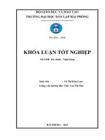 Giải pháp nâng cao chất lượng tín dụng tại ngân hàng thương mại cổ phần dầu khí toàn cầu   chi nhánh hải phòng 