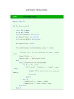 Sort worksheets trong excel