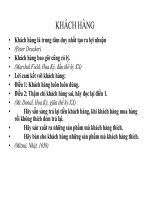 Bán hàng - chăm sóc khách hàng