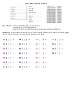 Đề thi học kì 1 vật lí 12 CB