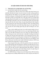 LÝ LUẬN CHUNG VỀ CHO VAY TIÊU DÙNG