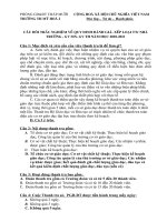 Tài liệu BAI TRAC NGHIEM THI GVDG HUYEN 2011 - LUC