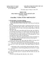 Bài soạn báo cáo  tháng 12