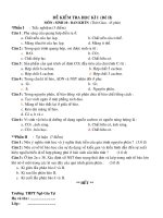 Đề thi học kì 1-Sinh 10-đ1